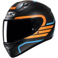 HJC Hjälm C10 Lito Svart/Orange/Blå MC27SF, S 55-56cm