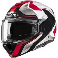 HJC Hjälm F100 Bios Svart/Vit/Röd MC1 L