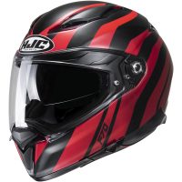 HJC Hjälm F70 Galla Svart/Röd MC1 S, 55-56cm