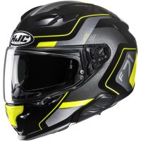 HJC Hjälm F71 Arcan MC3H Svart/Fluo Gul, M