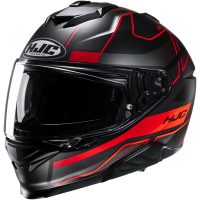 HJC Hjälm i71 Irox MC1SF Svart/Röd, M