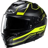 HJC Hjälm i71 Irox MC3HSF Svart/Fluo Gul, 2XL
