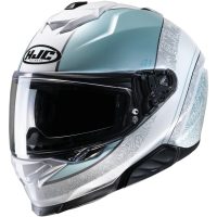 HJC Hjälm i71 Sera Vit/Turkos MC2, S 55-56cm