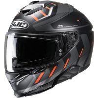 HJC Hjälm i71 Simo Svart/Grå/Fluo Orange MC6H, M 57-58cm