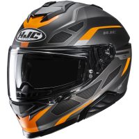 HJC Hjälm i71 Zest Svart/Orange MC7SF, L