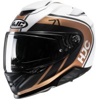 HJC Hjälm RPHA 71 Mapos Svart/Guld/Vit MC9SF, M 57-58cm