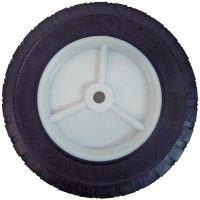Hjul 7" x 1.50" Universal Plast för 1/2" axel Greentek