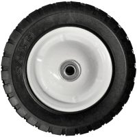 Hjul 8" x 1.75" Universal Metallfälg för 1/2" axel Lagrad Greentek