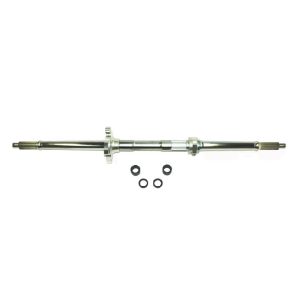 Hjulaxel Eliminator 2+2 Justerbar Silver Zinc Finish DURA BLUE