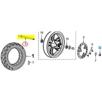 Hjulaxel Fram D15 M14-221