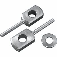 Hjulaxeljusterare Bak Krom/silver DRAG SPECIALTIES