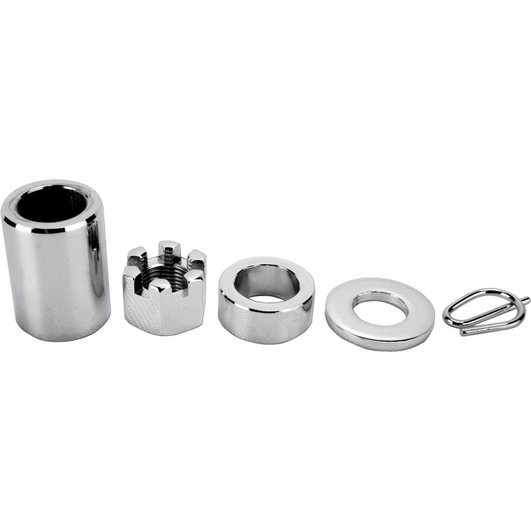 Hjulaxelsats Silver/chrome COLONY