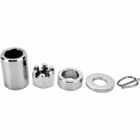 Hjulaxelsats Silver/chrome COLONY