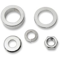 Hjulaxelsats Silver/chrome COLONY