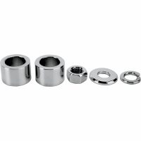 Hjulaxelsats Silver/chrome COLONY