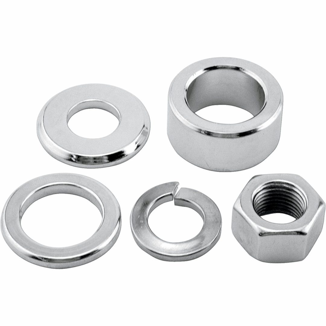 Hjulaxelsats Silver/chrome COLONY