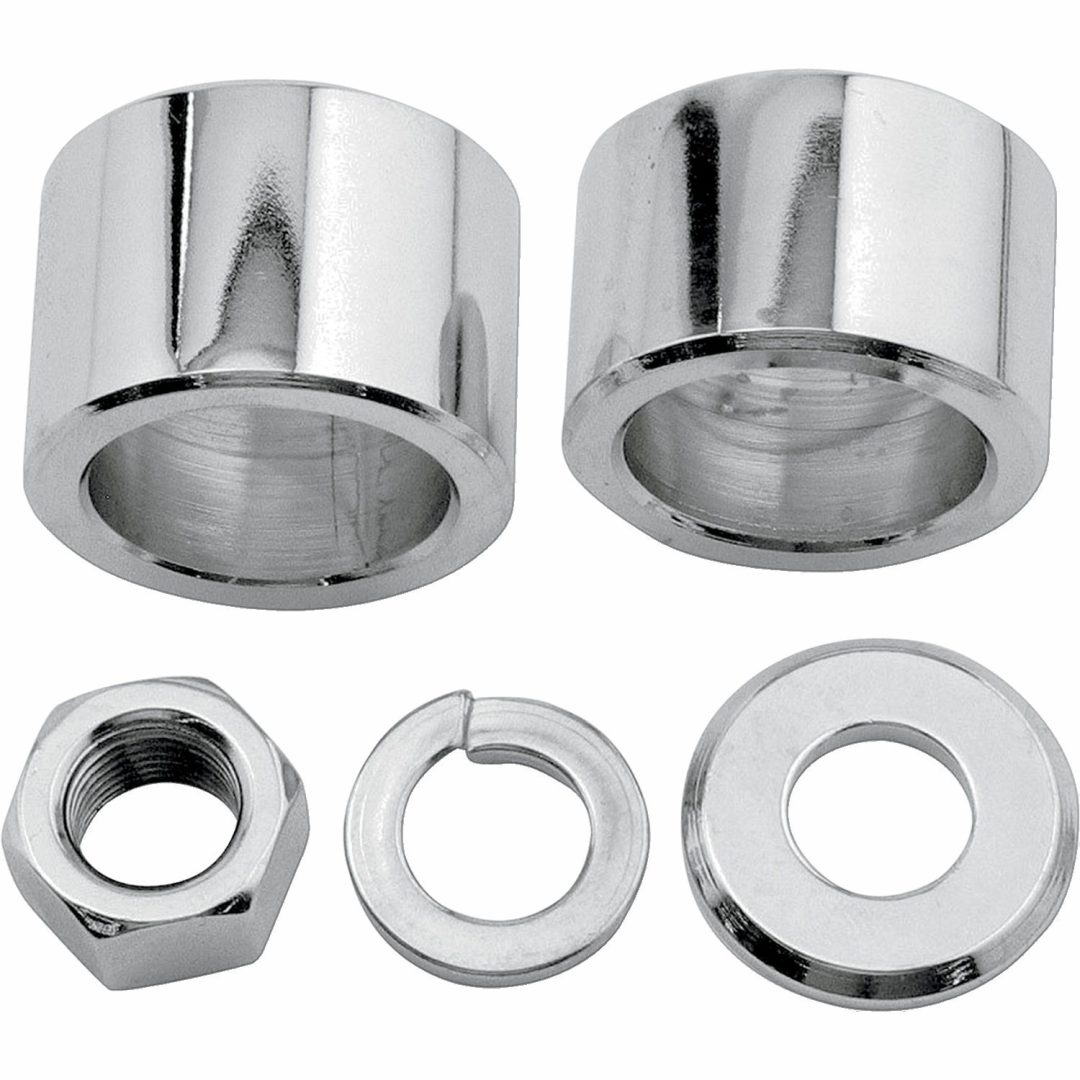 Hjulaxelsats Silver/chrome COLONY