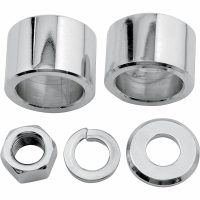 Hjulaxelsats Silver/chrome COLONY
