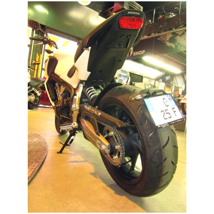Hjulmonterad Nummerskyltshållare Svart Honda Cb650f ACCESS DESIGN Svart – bild 3