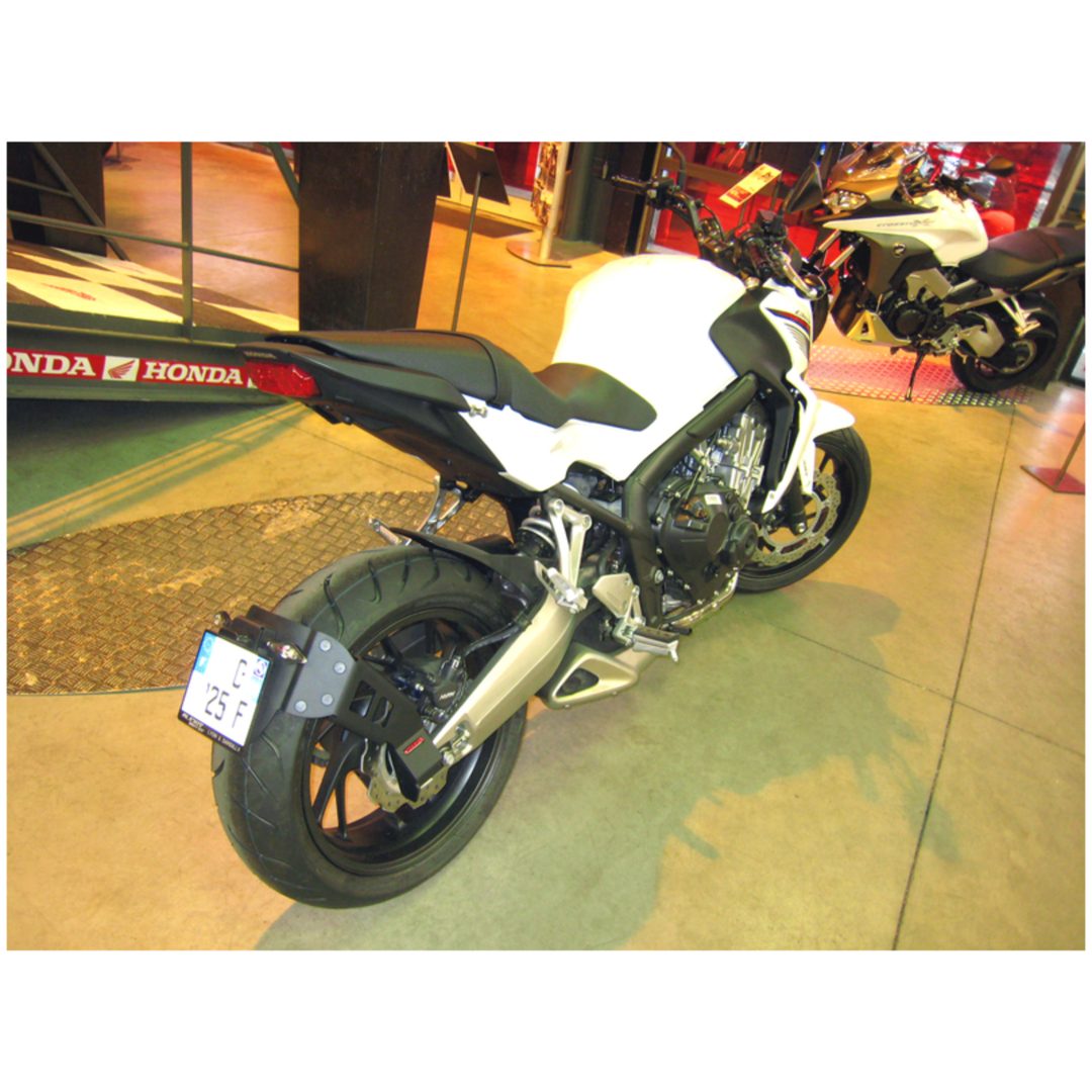 Hjulmonterad Nummerskyltshållare Svart Honda Cb650f ACCESS DESIGN Svart