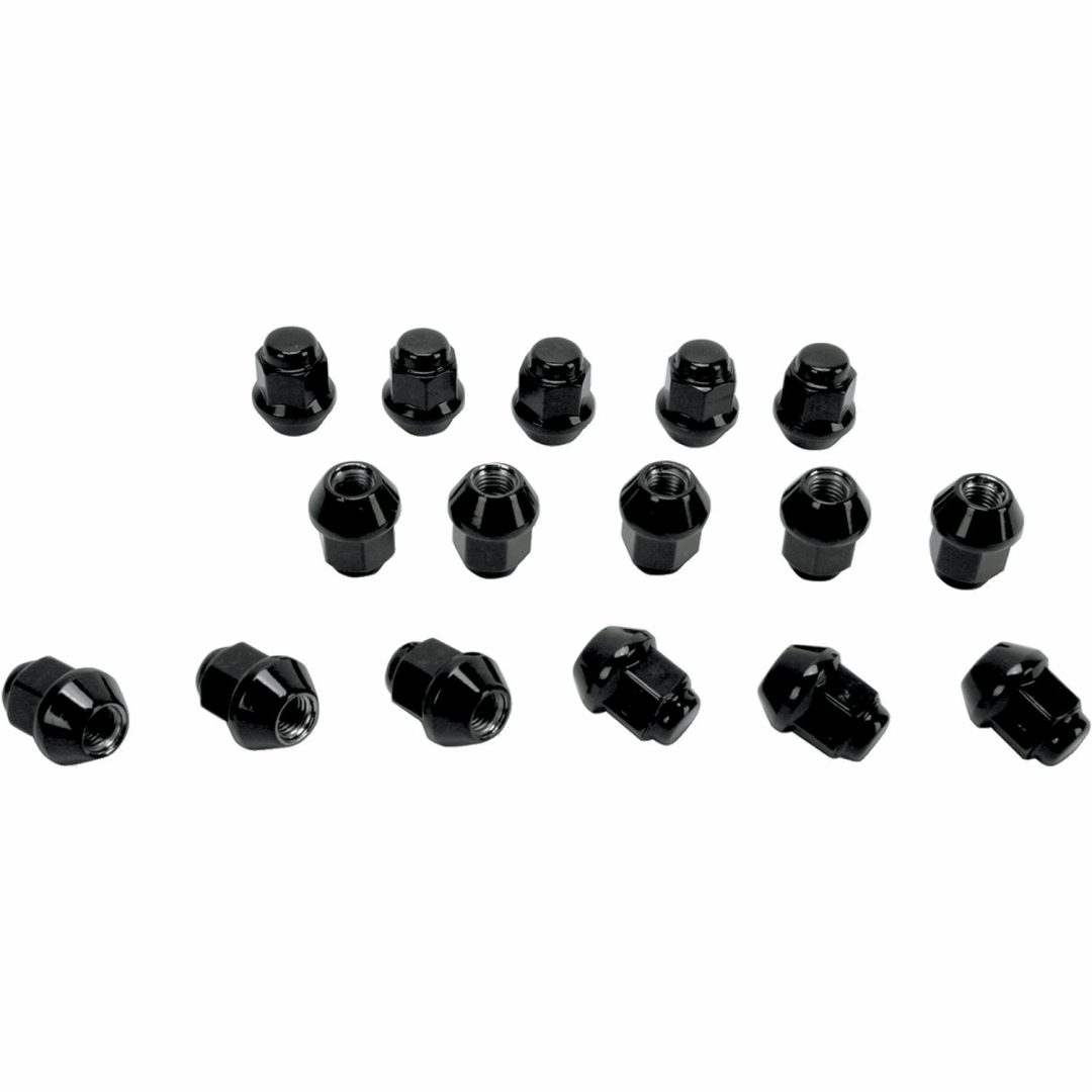 Hjulmutter Svart 10mm Taper ITP 10mm