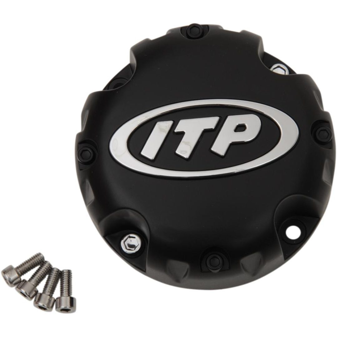 Hjulnavskåpa Cyclone Svart/chrome ITP