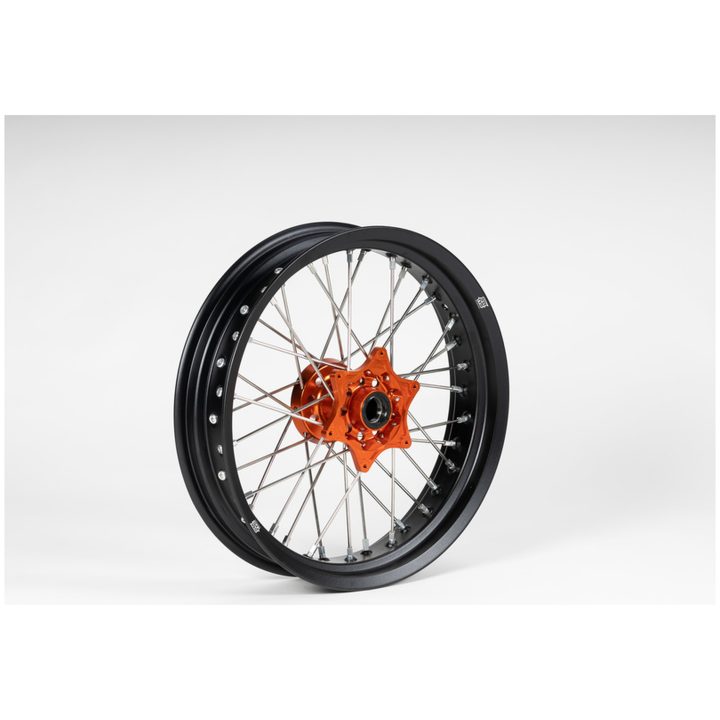 Hjulset Supermoto Svart Orange Sixty5 – bild 3