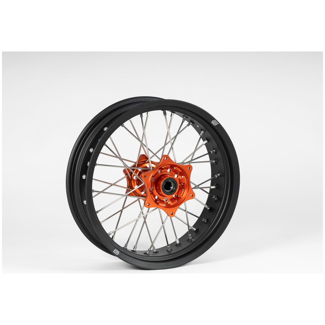 Hjulset Supermoto Svart Orange Sixty5 – bild 5