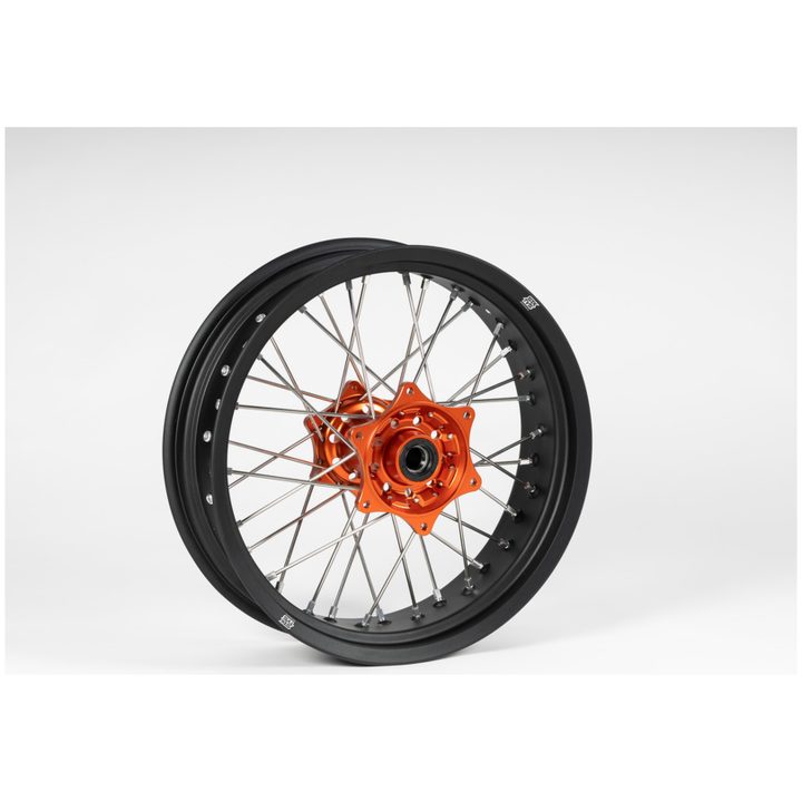 Hjulset Supermoto Svart Orange Sixty5 – bild 5