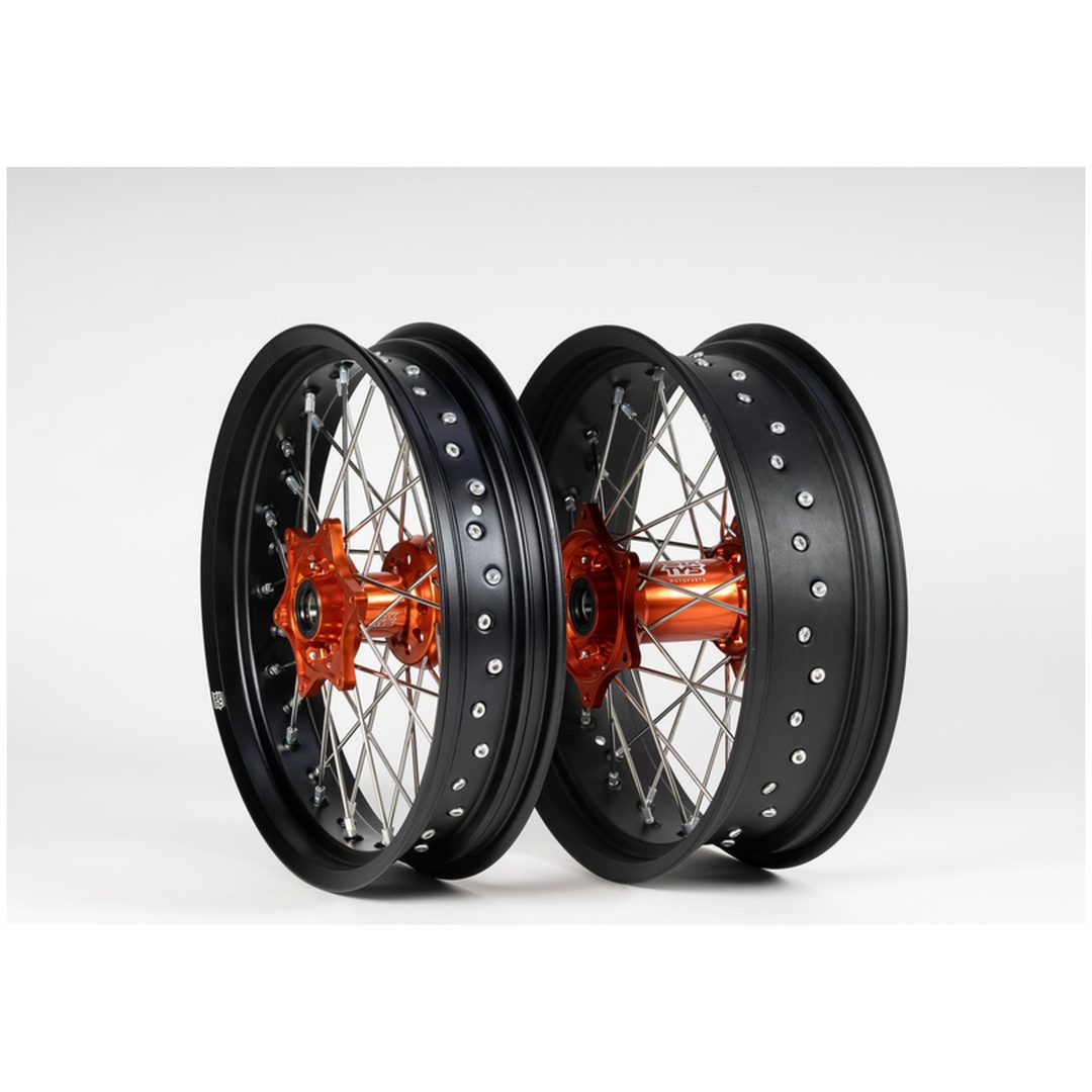 Hjulset Supermoto Svart Orange Sixty5