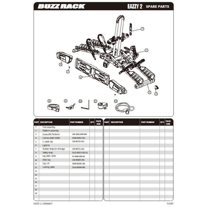 Hjulspännbandsskydd BUZZRACK – bild 2