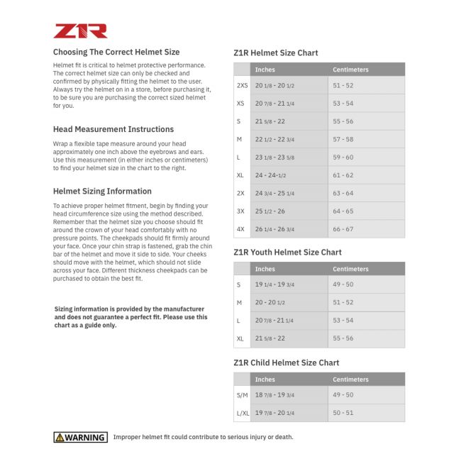 Z1R Integralhjälm Warrant Solid Silver