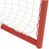 Hockeymål med nät röd & vit stål & polyester vidaXL 153 x 60 x 118 cm – miniatyr 5