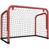 Hockeymål med nät röd&svart 68x32x47cm stål&polyester vidaXL – miniatyr 2