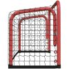 Hockeymål med nät röd&svart 68x32x47cm stål&polyester vidaXL – miniatyr 4