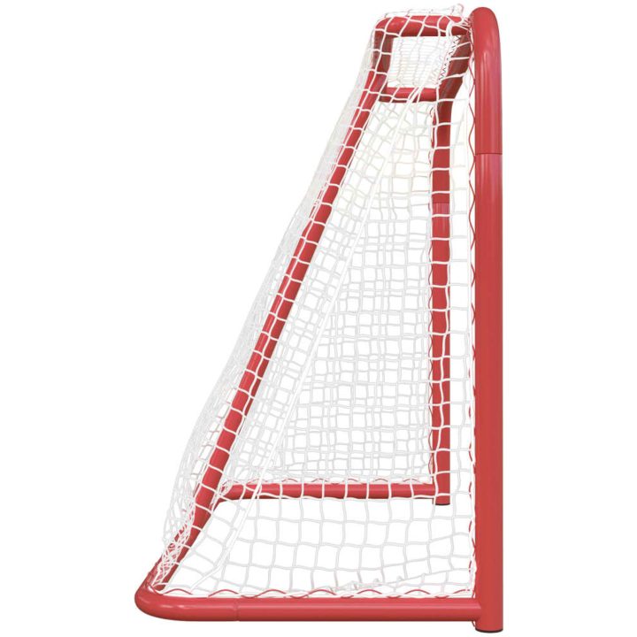 Hockeymål röd och vit polyester vidaXL 183 x 71 x 122 cm – bild 4