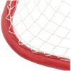 Hockeymål röd och vit polyester vidaXL 183 x 71 x 122 cm – miniatyr 6