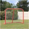 Hockeymål röd och vit polyester vidaXL 183 x 71 x 122 cm – miniatyr 1