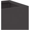 Hög bäddplanterare Svart Stål vidaXL 60 x 26 x 45 cm – miniatyr 8