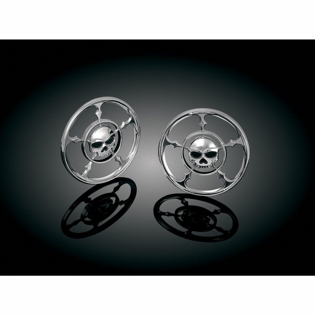 Högtalaraccent Fram Chrome KURYAKYN GRILLS SPEAKER ZOMBIE