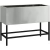 Höjd Trädgårdsodlare Galvaniserat Stål vidaXL 60 x 26 x 45 cm – miniatyr 2