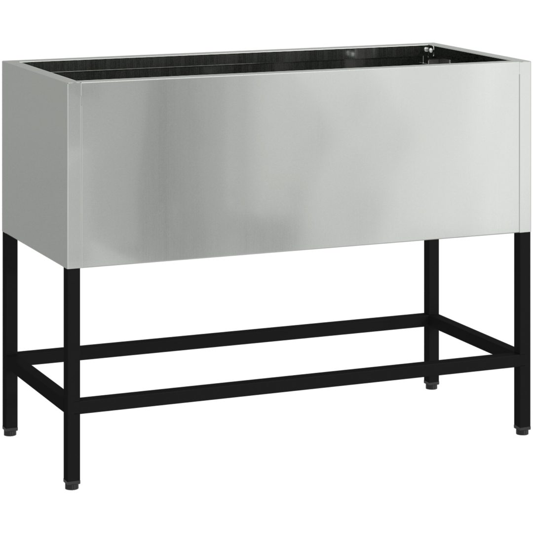 Höjd Trädgårdsodlare Galvaniserat Stål vidaXL 60 x 26 x 45 cm – bild 2