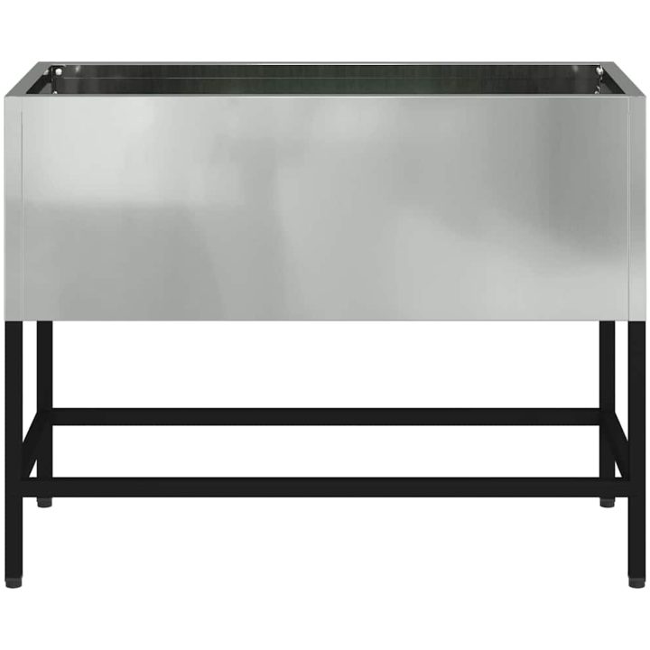 Höjd Trädgårdsodlare Galvaniserat Stål vidaXL 60 x 26 x 45 cm – bild 5
