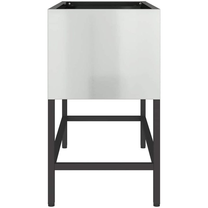 Höjd Trädgårdsodlare Galvaniserat Stål vidaXL 60 x 26 x 45 cm – bild 6