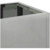 Höjd Trädgårdsodlare Galvaniserat Stål vidaXL 60 x 26 x 45 cm – miniatyr 8