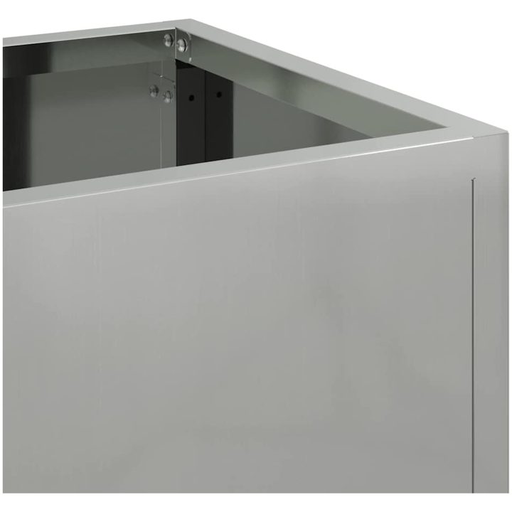 Höjd Trädgårdsodlare Galvaniserat Stål vidaXL 60 x 26 x 45 cm – bild 8