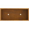 Höjdträdgårdplanterare Weathering Steel vidaXL 60 x 26 x 45 cm – miniatyr 8