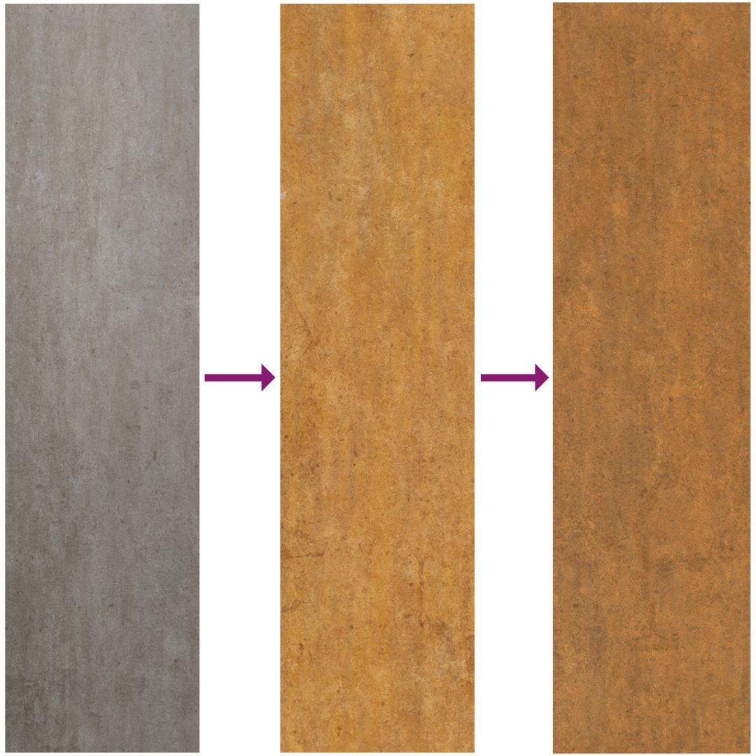 Höjdträdgårdplanterare Weathering Steel vidaXL 60 x 26 x 45 cm – bild 10