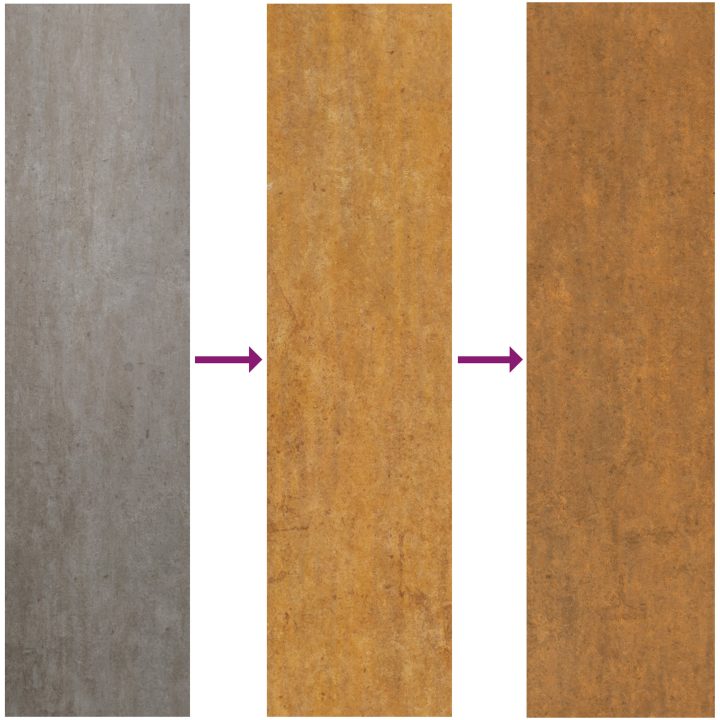 Höjdträdgårdplanterare Weathering Steel vidaXL 60 x 26 x 45 cm – bild 10