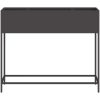 Höjdträdgårdsplanterare Svart Stål vidaXL 100 x 26 x 82 cm – miniatyr 5